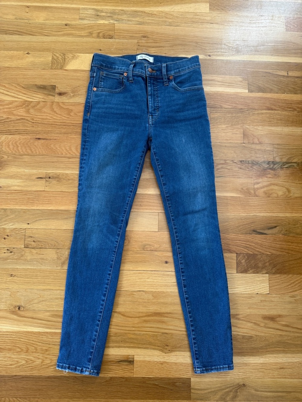 Madewell High-Rise Skinny Jeans - Dark Blue